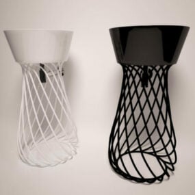 Dekoracyjny stojak na umywalkę z drutu Model 3D