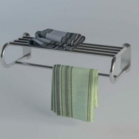 Double Towel Rack 3D-malli