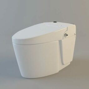电子坐浴盆厕所3d模型
