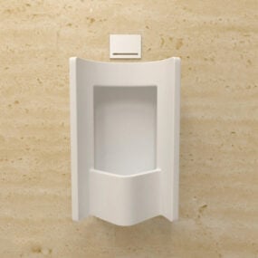 Urinal With Sensor 3d model