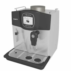 Mô hình 3d máy pha cà phê Saeco