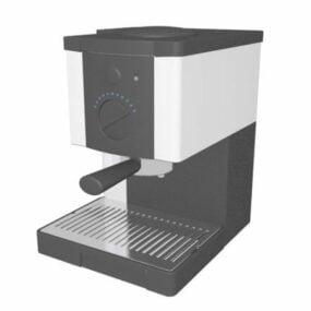 Macchina per caffè espresso modello 3d