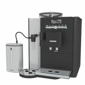 Modelo 3d da máquina de café preto Siemens