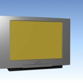 3D model Tcl TV s plochou obrazovkou