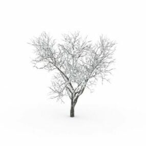 Τρισδιάστατο μοντέλο Snowy Bare Tree