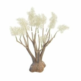 Spring Forest Trees Landscape 3d model