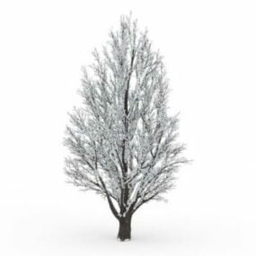 3д модель Зимнего дерева