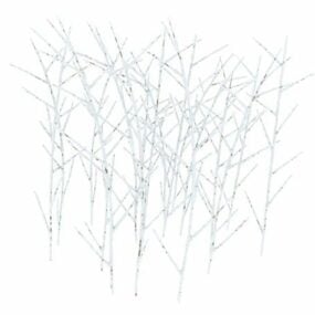 Arbusti in inverno modello 3d