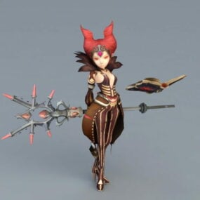 Dragon Nest Sorceress Karacule τρισδιάστατο μοντέλο
