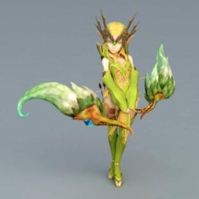 Drachennest Elf Prinzessin Nerwin 3D-Modell