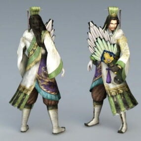 Drei Königreiche Zhuge Liang 3D-Modell
