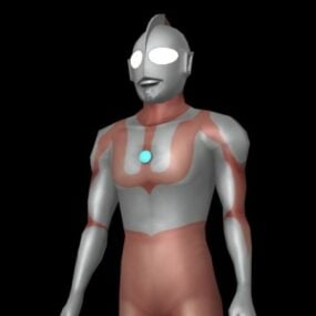 Modelo 3D original do Ultraman