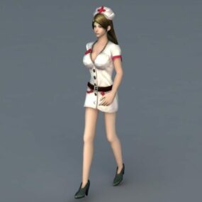 Female Nurse 3d model