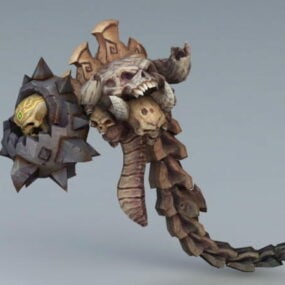 Scary Skull Monster 3d-modell