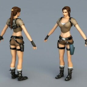 Lara Croft 3d-model