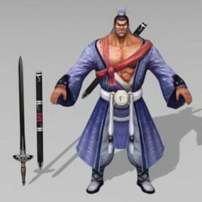 Male Swordsman 3d model