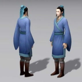 Ancient Chinese Servant 3d model