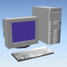 Modelo 3d de PC de escritorio temprana
