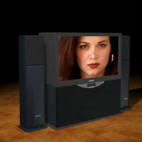 Sony Rear-projection Television 3d model