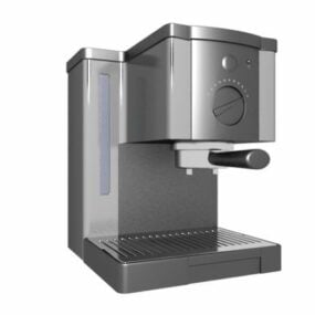 Modelo 3d de máquina de café expresso doméstico