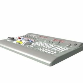 音频混合控制台3d模型