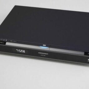 Modello 3d del lettore Blu-ray Panasonic