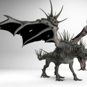 Spiky Dragon 3d model