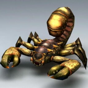 Model 3D Scorpion Raksasa