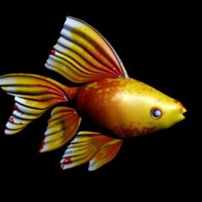 Model 3d Aquarium Goldfish