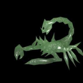 Jade Scorpion 3d-modell