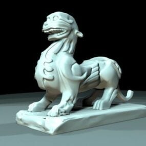 Model 3D chińskiego Pixiu