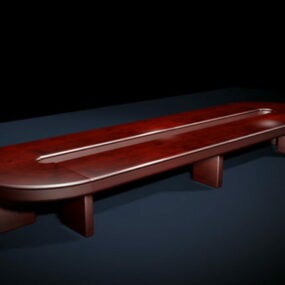 Large Conference Room Table 3d model