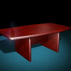 3d модель столу для переговорів Redwood