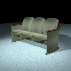 3д модель антикварной мебели для дивана