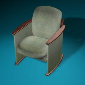 3d модель антикварного крісла