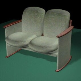 نموذج أريكة العتيقة 3D