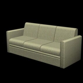 现代沙发床3d模型