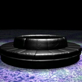 Cirkulär soffa 3d-modell