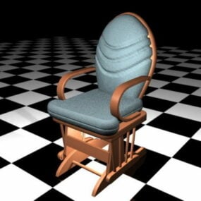 Antik Accent Chair 3d-modell