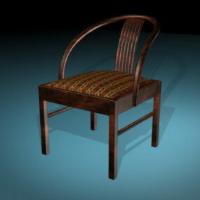 旧世界风格餐椅3d模型