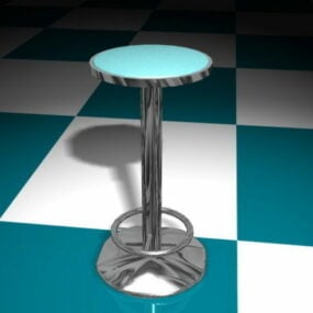 Współczesny stołek barowy Model 3D