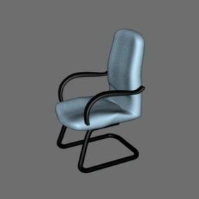 Cadeira de escritório cantilever com braços Modelo 3D