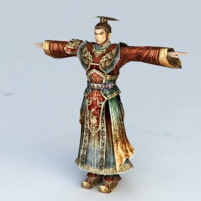 Modelo 3D do Senhor da Guerra da Dinastia