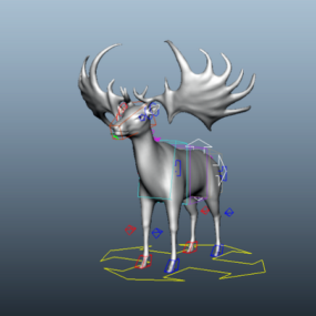 İrlanda Elk Rig 3D modeli