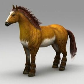 مدل سه بعدی اسب مکزیکی