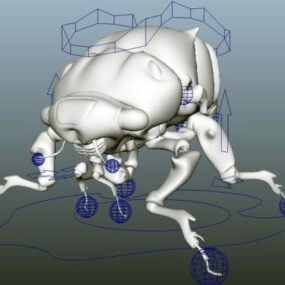 Bug Monster Rig modèle 3D