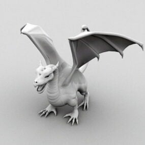 Statue de Dragon modèle 3D