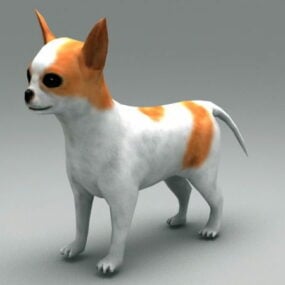 Mô hình 3d chú chó con dễ thương