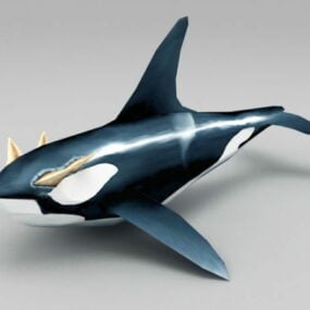 Modelo 3d de ballena oceánica
