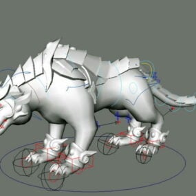 Tiger Beast Rig 3D-model